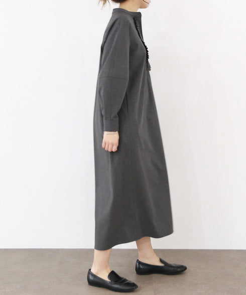 再入荷予約【SOI-MeME】pleats jabot one-piece
